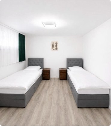 Schlafzimmer mit Etagenbett